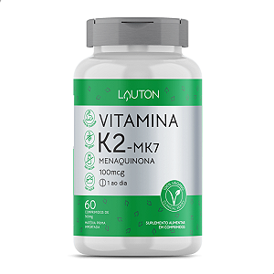 VITAMINA K2 MK-7 - 60 COMPRIMIDOS - LAUTON