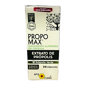 EXTRATO DE PRÓPOLIS VERDE 30 CÁPSULAS - APIS FLORA