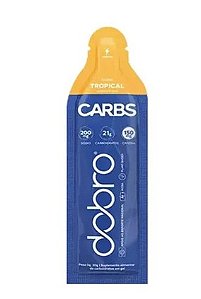 DOBRO - CARBS GEL TROPICAL COM CAFEÍNA 30G