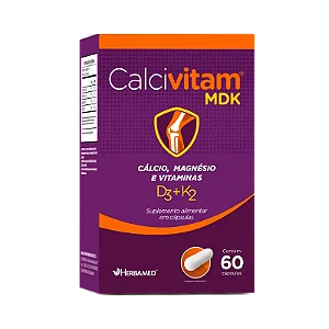 HERBAMED - CALCIVITAM 60 CÁPSULAS 600MG