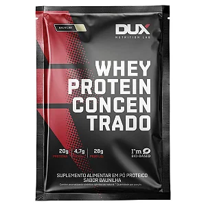 DUX NUTRITION - WHEY PROTEIN CONCENTRADO SACHÊ - BAUNILHA