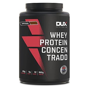 DUX NUTRITION - WHEY PROTEIN CONCENTRADO CAPPUCCINO - POTE 900G