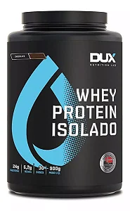 DUX NUTRITION - WHEY PROTEIN ISOLADO CHOCOLATE - POTE 900G