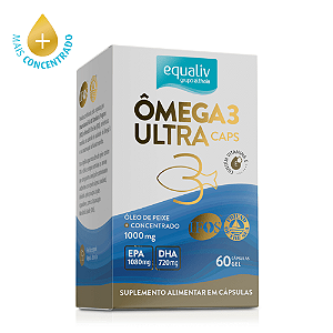 EQUALIV - ÔMEGA 3 ULTRA CÁPSULAS - 60 CÁPSULAS