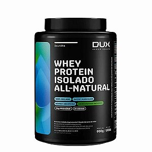 DUX NUTRITION - WHEY PROTEIN ISOLADO ALL NATURAL 900G - BAUNILHA