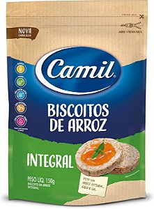 CAMIL - BISCOITO DE ARROZ INTEGRAL SEM GLÚTEN