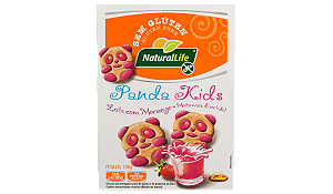 NATURAL LIFE - BISCOITO PANDA KIDS 100G MORANGO SEM GLÚTEN E LACTOSE