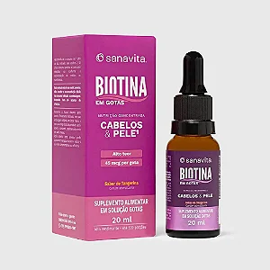 BIOTINA GOTAS - FRASCO 20ML