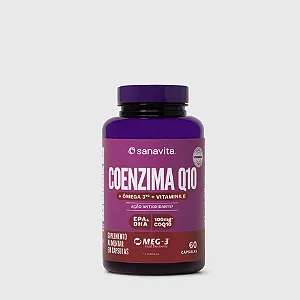 SANAVITA - COENZIMA Q10 + ÔMEGA 3 - 60 CÁPSULAS