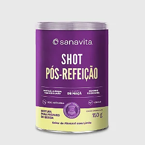 SANAVITA - SHOT PÓS REFEIÇÃO - ABACAXI COM LIMÃO - LATA 150G