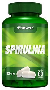 HERBAMED - SPIRULINA 60 CÁPSULAS 500MG