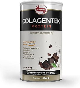 VITAFOR - COLAGENTEK PROTEIN LATA 460G SABOR CACAU
