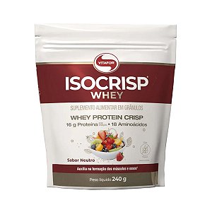 VITAFOR - ISOCRISP WHEY NEUTRO POUCH 240G