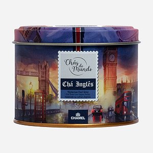 CHAMEL - CHÁS DO MUNDO LATA - INGLÊS 50G
