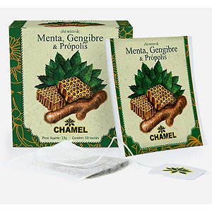 CHAMEL - SACHÊ MENTA COM GENGIBRE E PRÓPOLIS 13G