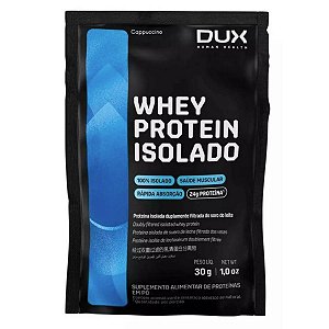 DUX NUTRITION - WHEY PROTEIN ISOLADO SACHÊ - CAPPUCCINO