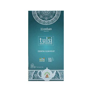 INDIAN HEALTH - CHÁ TULSI ESSENTIAL CLEAN RELIEF 30G