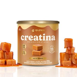 SUPER NUTRITION - CREATINA 40 DADOS DE CARAMELO 260G