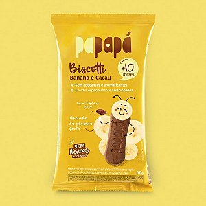 PAPAPÁ - BISCOTTI BANANA E CACAU 60G