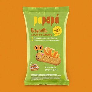 PAPAPA - BISCOTTI LARANJA E CENOURA 60G