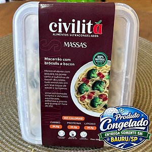CIVILITÁ - MARMITA MACARRÃO COM BRÓCOLIS E BACON