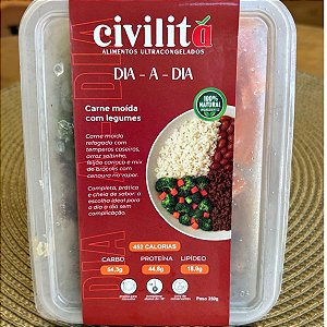 CIVILITÁ - MARMITA CARNE MOÍDA COM LEGUMES 350G