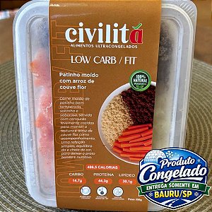 CIVILITÁ - MARMITA LOW CARB PATINHO MOIDO