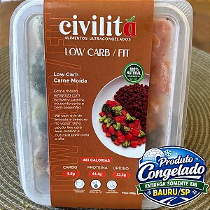 CIVILITÁ - MARMITA LOW CARB CARNE MOÍDA COM LEGUMES 350G