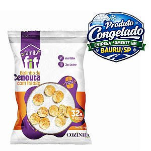 COZINHA DE ATLETA FIT - BOLINHO CENOURA COM FRANGO 350G
