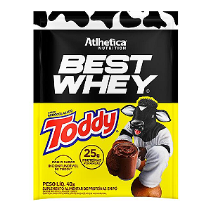 ATLHETICA - WHEY BEST SACHÊ 40G TODDY