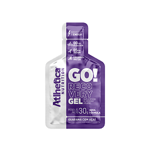 ATLHETICA NUTRITION - GO! ENERGY GEL RECOVERY GUARANÁ - AÇAÍ