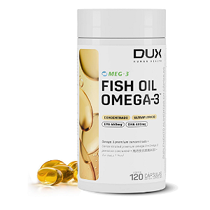 DUX - ÔMEGA 3 FISH OIL 120 CÁPSULAS