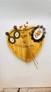 Conjunto Floral Laranja