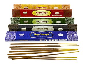 incenso nag champa massala kit 12 caixas 6 aromas - MAGNIFICAT INCENSOS