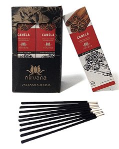 Incenso nirvana natural canela atrai dinheiro e prosperidade
