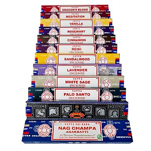 incenso nag champa massala kit 12 caixas 6 aromas - MAGNIFICAT INCENSOS