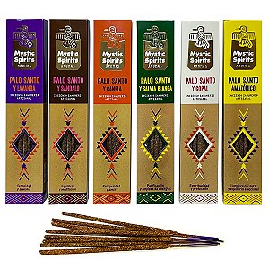 Kit incenso de massala palo santo indiano queima 80min