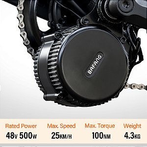 Bafang kits de motor de acionamento médio 48v 750w 500w 36v 500w 250w sem acess