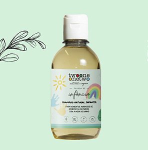 Shampoo Infantil Natural e Vegano Calêndula e Camomila 250ml - Twoone Onetwo