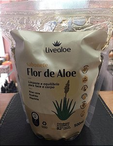 Refil Sabonete Flor De Aloe 500ml - Livealoe