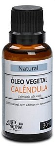 Óleo Vegetal Calêndula Natural e Vegano 30ml - Arte dos Aromas