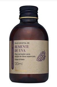 Oleo Vegetal Carreador Semente de Uva 120ml - Via Aroma