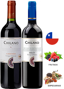 Combo 2 Vinhos Chilano 750ml