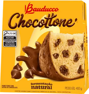 Panetone chocolate Bauducco 400g