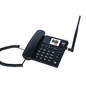 TELEFONE CELULAR RURAL FIXO DE MESA 3G E WIFI 5 BANDAS BDF-12