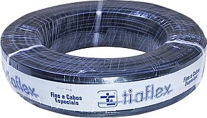 CABO STÉREO PHILIPS 2X0,20MM (24AWG) 100M PRETO