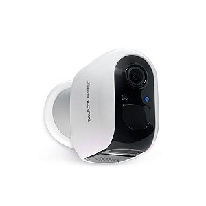 Câmera Multilaser Liv SE227 Inteligente Full HD Wi-Fi a Bateria - Branco