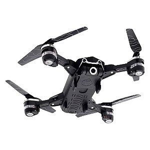 Drone Multilaser Eagle FPV Câmera HD 1280P Bateria 14 minutos Alcance de 80m Flips 360° Controle remoto Preto - ES256