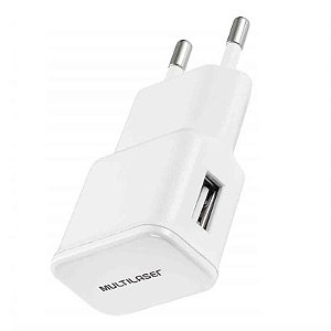 Carregador Multilaser p/ Parede/Tomada Smartogo USB Branco - CB105