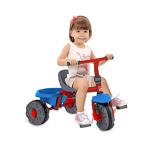 Triciclo Smart Plus Vermelho Bandeirante - 280